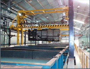 Pretreatment with 14 Tank Hot Zn Phosphating